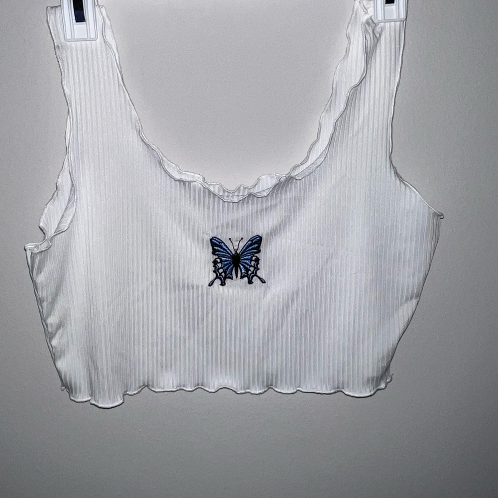 SHEIN-butterfly-crop top